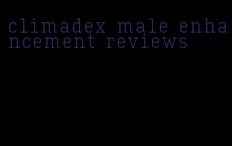 climadex male enhancement reviews