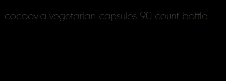 cocoavia vegetarian capsules 90 count bottle