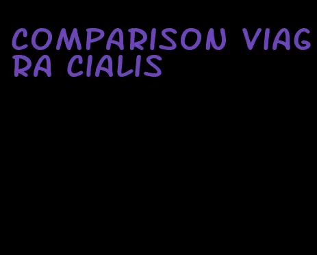 comparison viagra Cialis