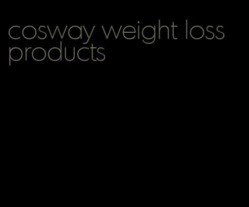 cosway weight loss products