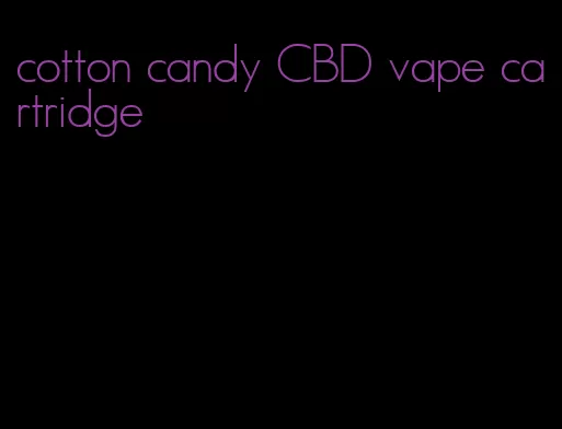 cotton candy CBD vape cartridge
