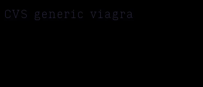 CVS generic viagra