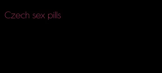 Czech sex pills