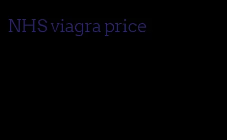 NHS viagra price