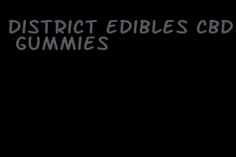 district edibles CBD gummies