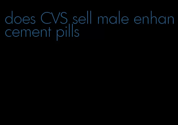 does CVS sell male enhancement pills