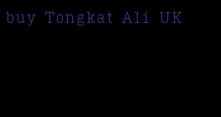 buy Tongkat Ali UK