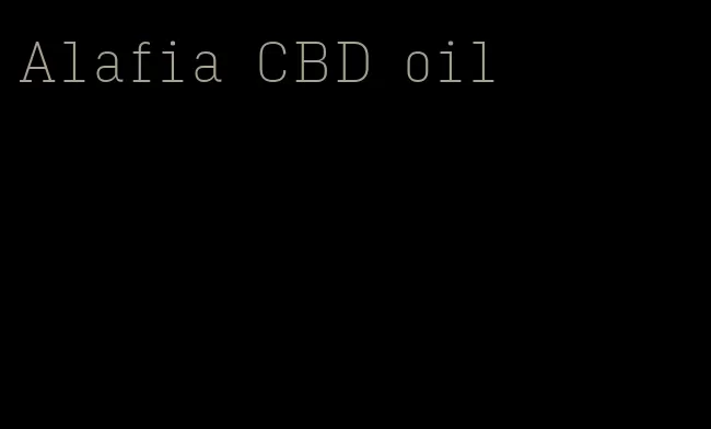 Alafia CBD oil