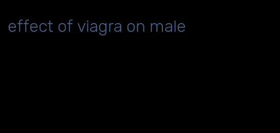 effect of viagra on male
