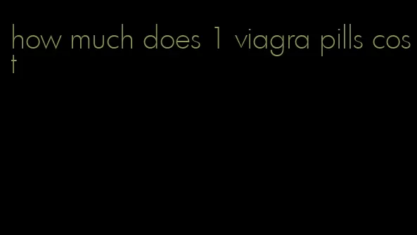 how much does 1 viagra pills cost