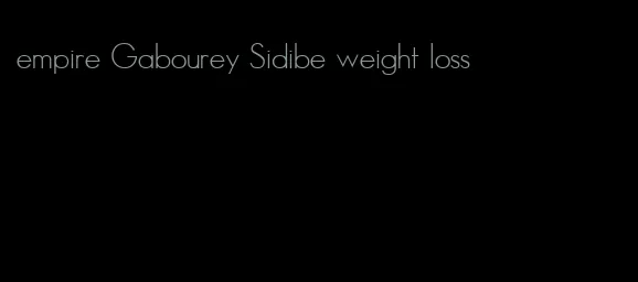 empire Gabourey Sidibe weight loss