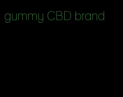 gummy CBD brand