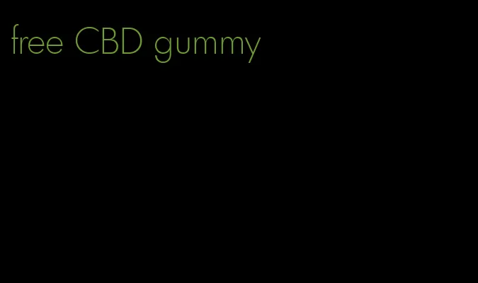 free CBD gummy