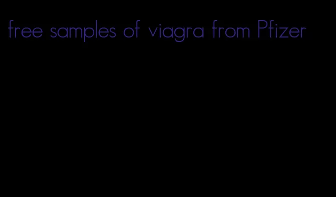 free samples of viagra from Pfizer
