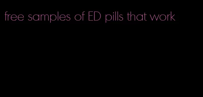 free samples of ED pills that work