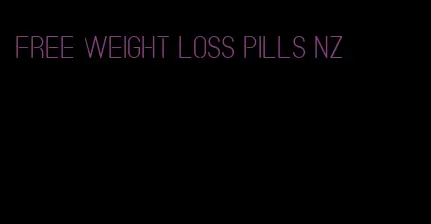 free weight loss pills NZ