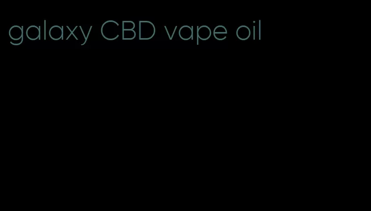 galaxy CBD vape oil