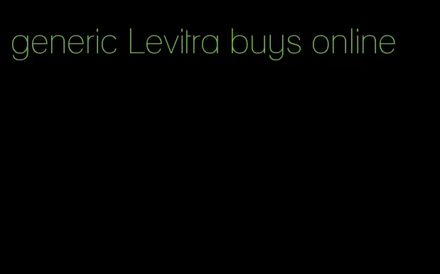 generic Levitra buys online
