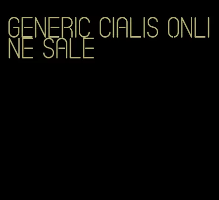 generic Cialis online sale