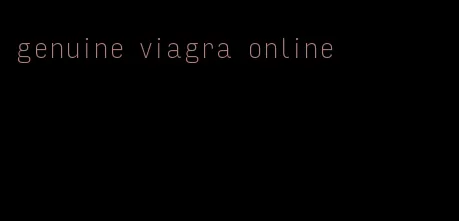 genuine viagra online