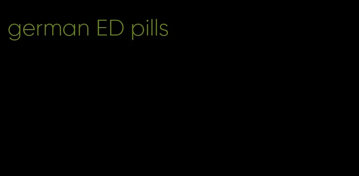 german ED pills