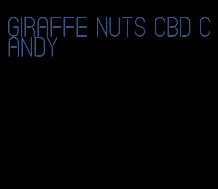 giraffe nuts CBD candy