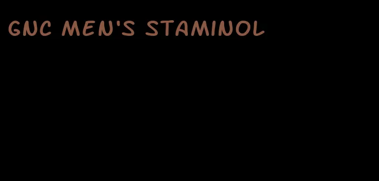 GNC men's staminol