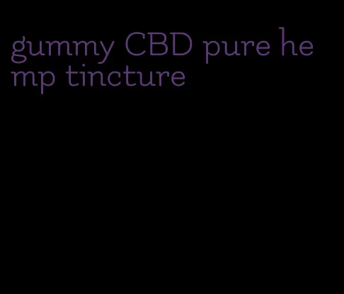 gummy CBD pure hemp tincture