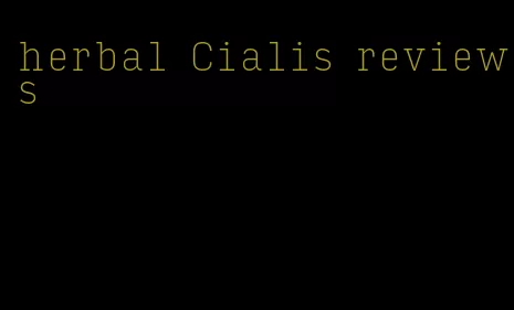 herbal Cialis reviews