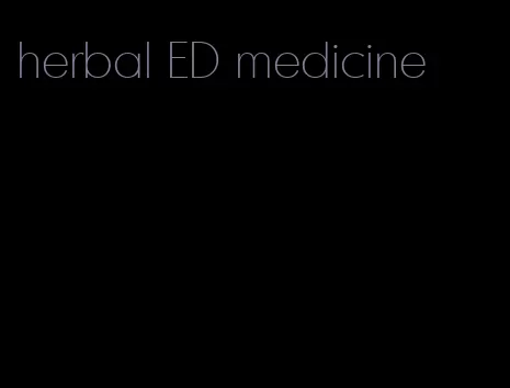 herbal ED medicine