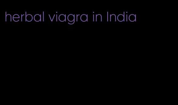 herbal viagra in India