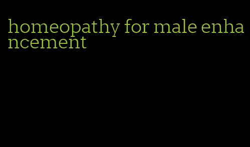 homeopathy for male enhancement