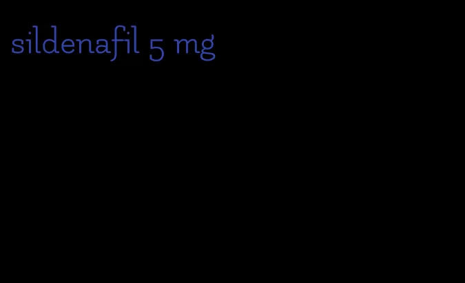 sildenafil 5 mg