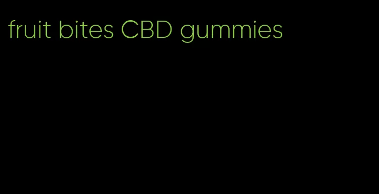 fruit bites CBD gummies