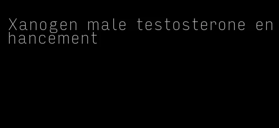 Xanogen male testosterone enhancement