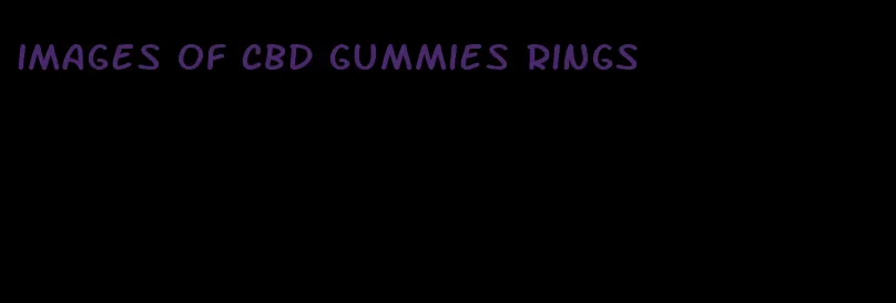 images of CBD gummies rings
