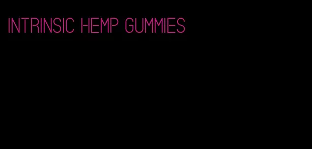 intrinsic hemp gummies