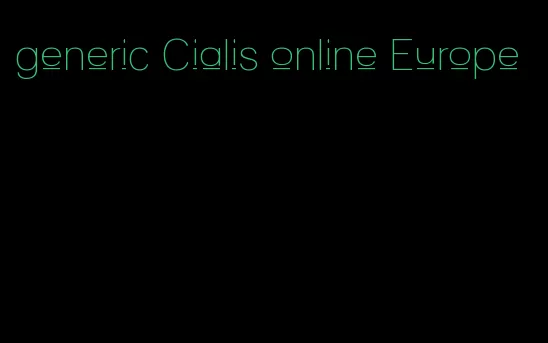 generic Cialis online Europe