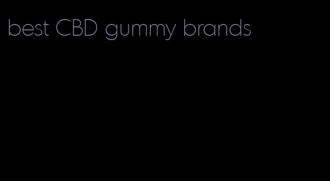 best CBD gummy brands