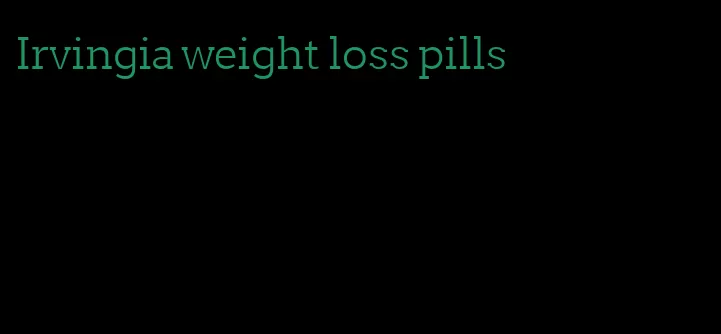 Irvingia weight loss pills