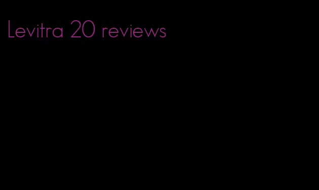 Levitra 20 reviews