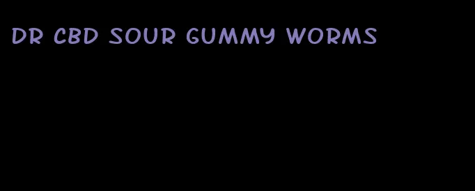 dr CBD sour gummy worms