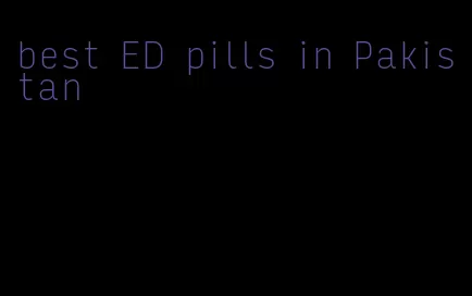 best ED pills in Pakistan