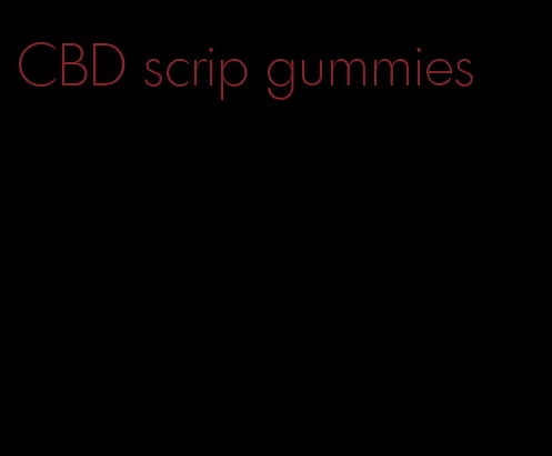 CBD scrip gummies