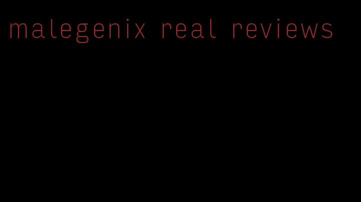 malegenix real reviews