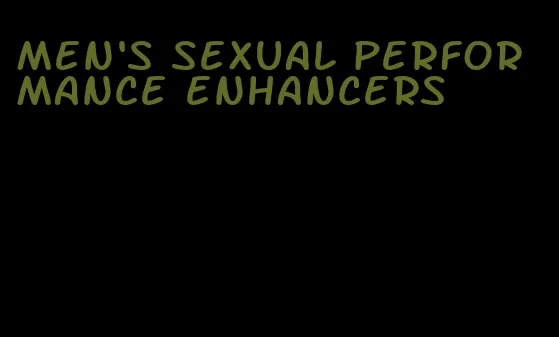 men's sexual performance enhancers