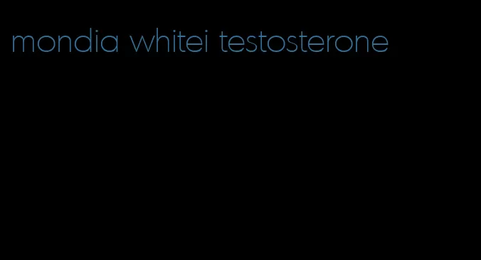 mondia whitei testosterone