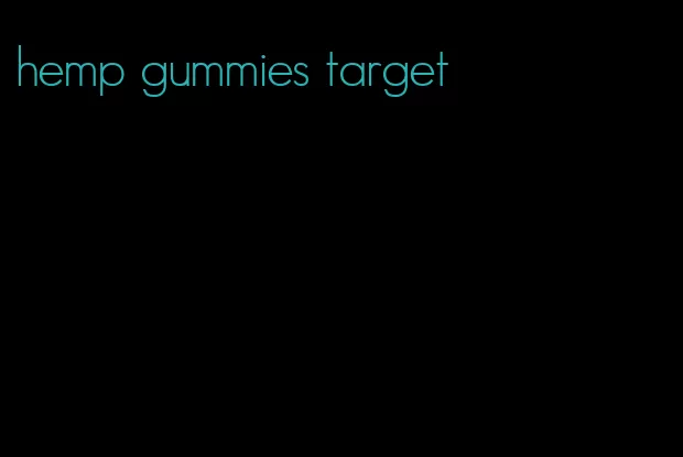 hemp gummies target