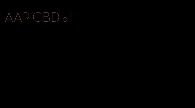 AAP CBD oil