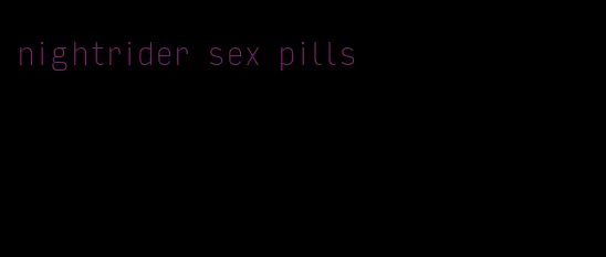 nightrider sex pills